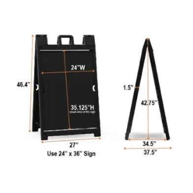 Plasticade Signacade A-Frame Sign Stand Boxed